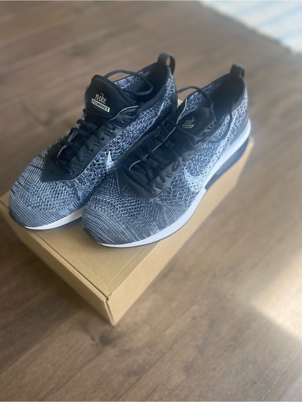 Nike Women’s Black & Gray Air Max Flyknit Sneakers